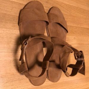 H&M Cognac suede sandal